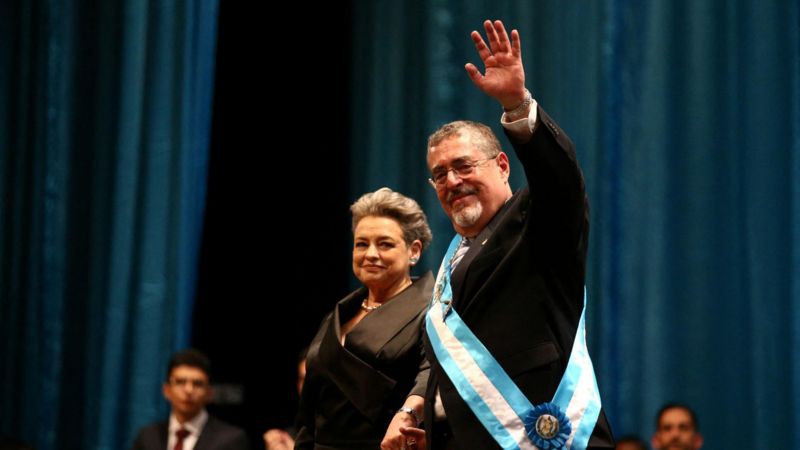 Nuevo presidente Guatema
